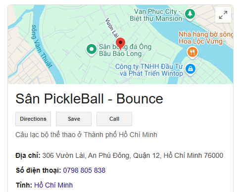 Sân PickleBall - Bounce