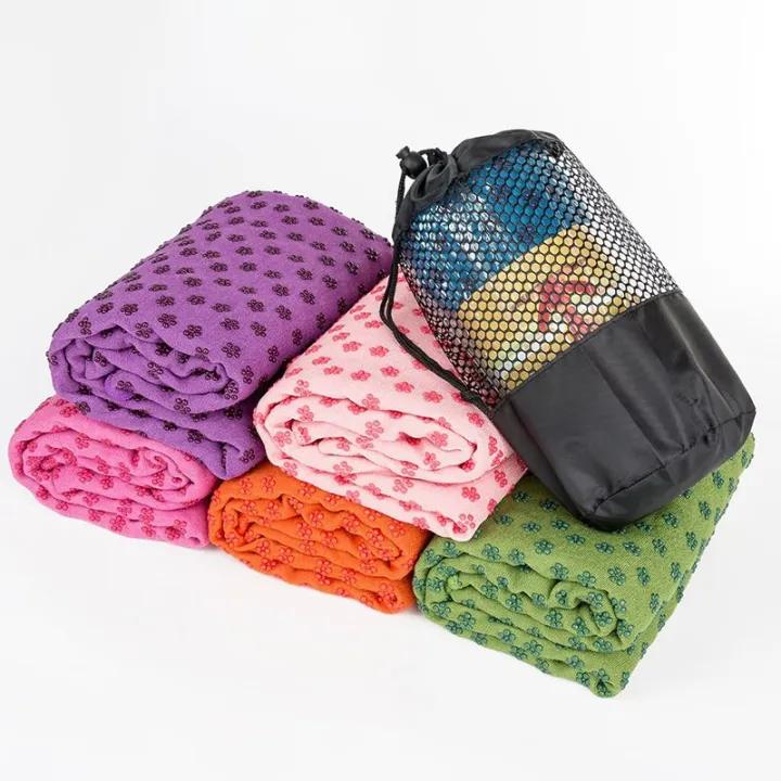 Khăn trải thảm tập YOGA POP YGM11 chống trơn trượt, thấm mồ hôi, chất liệu sợi Microfiber bền đẹp