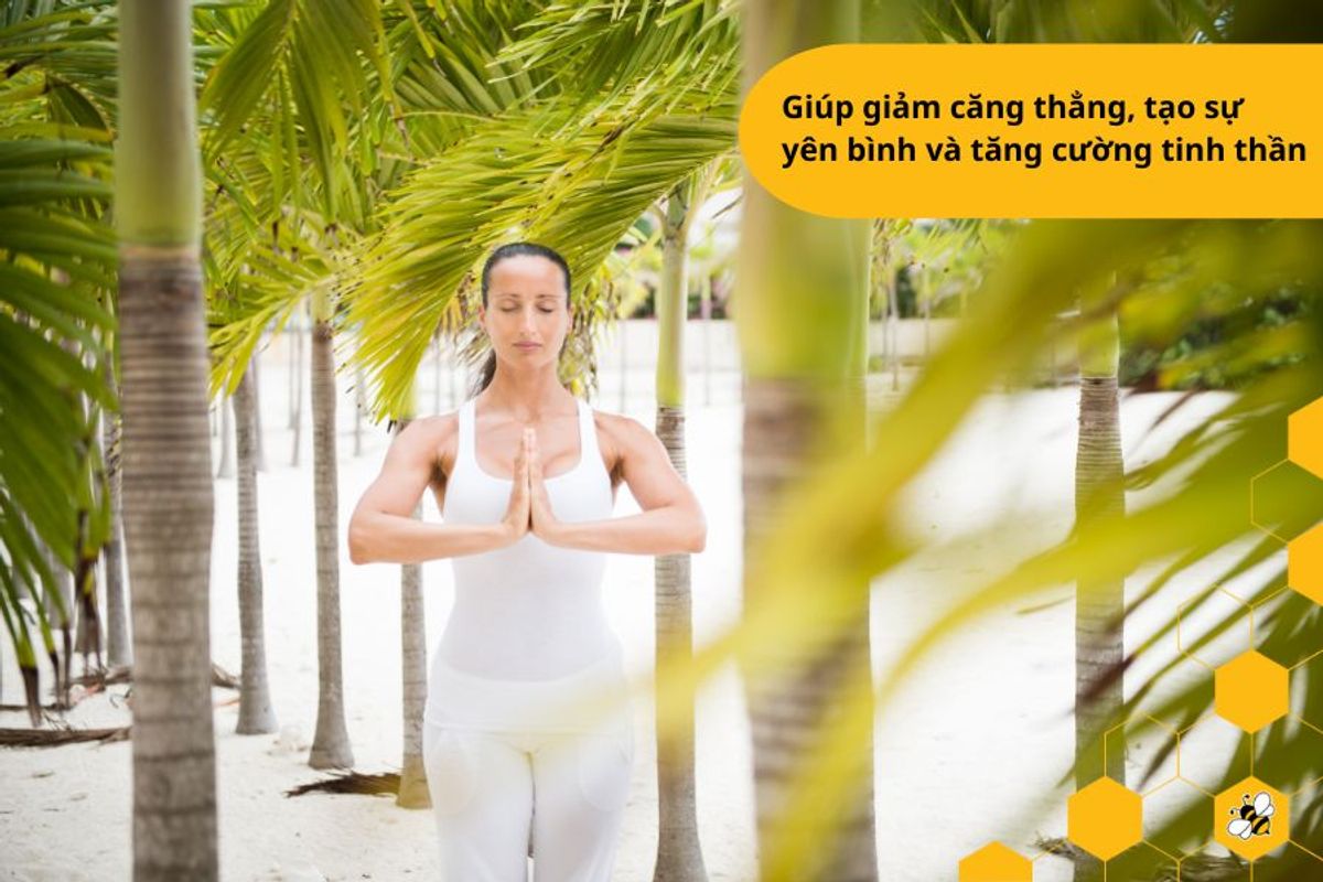 Giúp giảm căng thẳng, tạo sự yên bình và tăng cường tinh thần