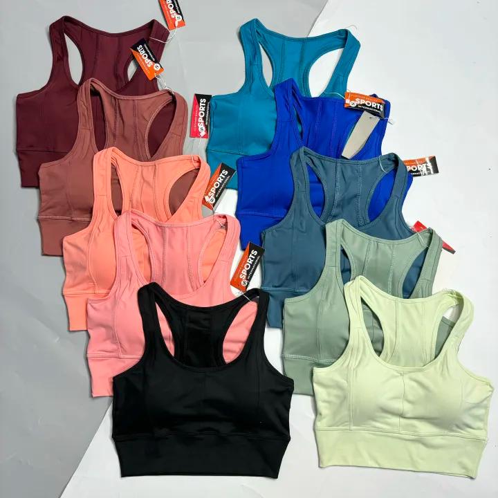 Áo Bra Tập Gym Yoga Nữ Áo Bra Thể Thao Có Mút CT1 Vải Thun Lạnh Co Giãn Tốt