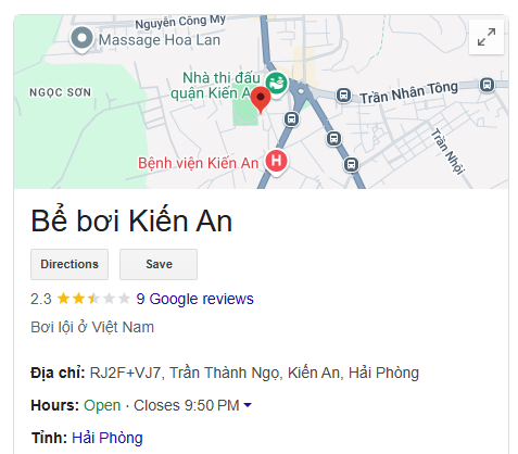 Bể bơi Kiến An