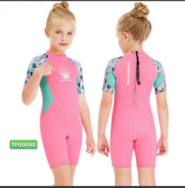 Đồ bơi bé gái liền thân giữ nhiệt