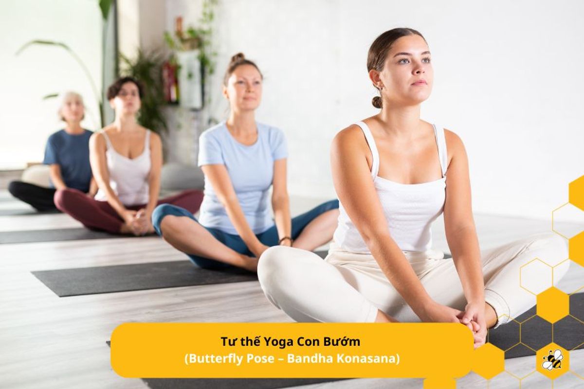 Tư thế Yoga Con Bướm (Butterfly Pose – Bandha Konasana)