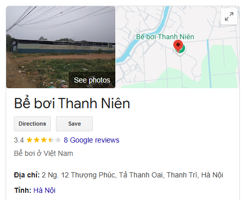 Bể bơi Thanh Niên