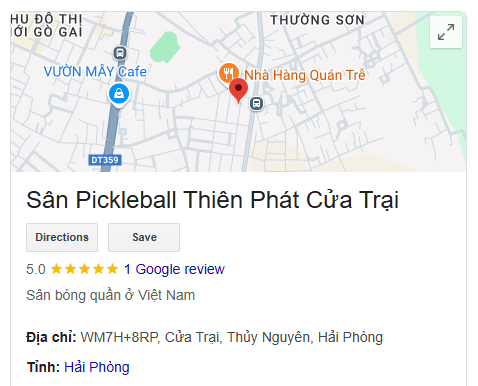 Sân Pickleball Thiên Phát Cửa Trại