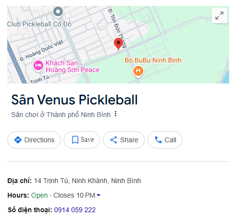 Sân Venus Pickleball