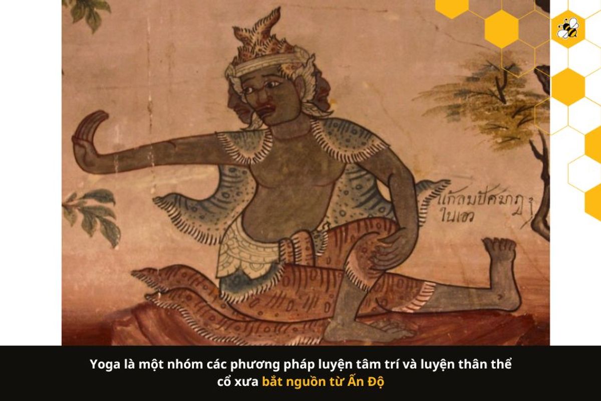 Yoga là một nhóm các phương pháp luyện tâm trí và luyện thân thể cổ xưa bắt nguồn từ Ấn Độ