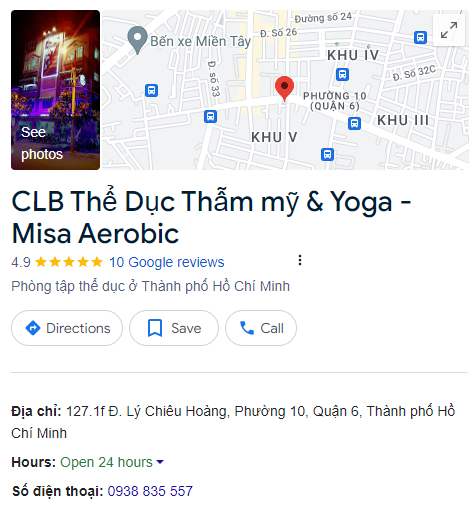 CLB Thể Dục Thẫm mỹ & Yoga - Misa Aerobic