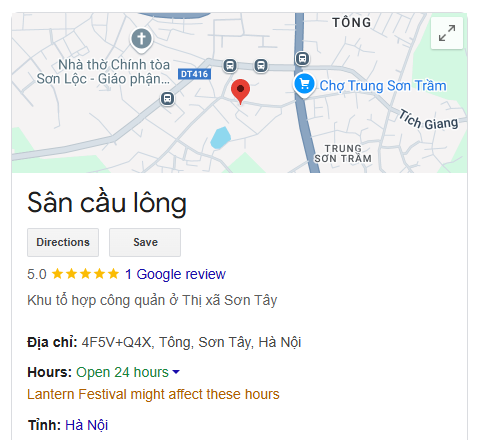 Sân cầu lông