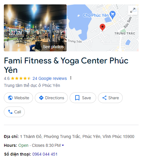 Fami Fitness & Yoga Center Phúc Yên