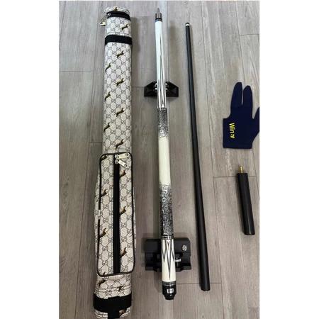 Cơ BIDA Ruby 3 vân kỳ đà, cơ bida Tailee ngọn sợi thuỷ tinh, cơ chơi lỗ tặng kèm bịt ren + chuôi nối