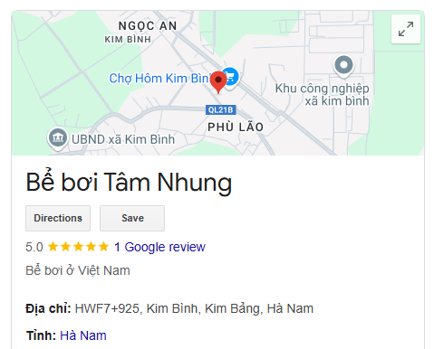 Bể bơi Tâm Nhung