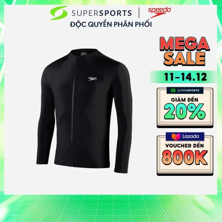 SPEEDO Áo bơi chống nắng nam Zip Sunt Am