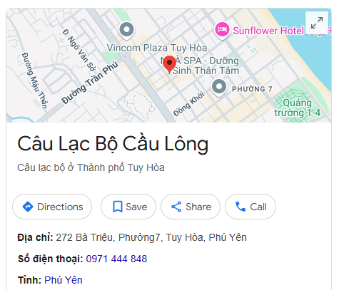 Câu Lạc Bộ Cầu Lông