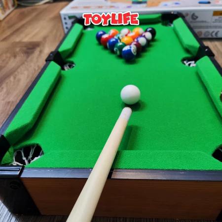Bàn bi a mini cớ lớn bằng gỗ tằng kèm 2 gậy cho bé bàn bida mini trẻ em đồ chơi bi a to billiard snooker TOYLIFE