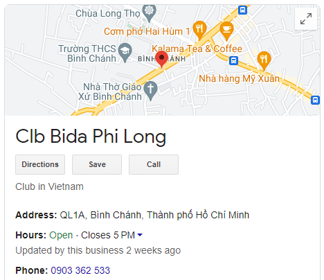 Clb Bida Phi Long
