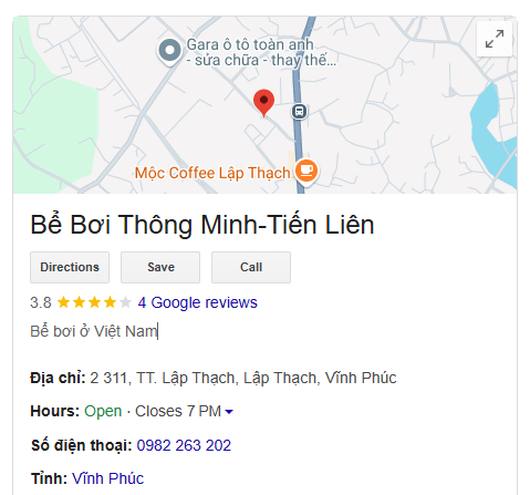 Bể Bơi Thông Minh-Tiến Liên