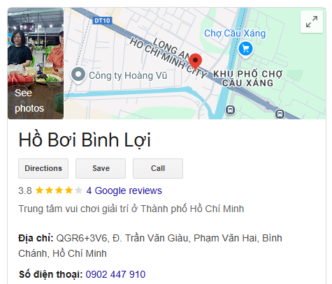 Hồ Bơi Bình Lợi