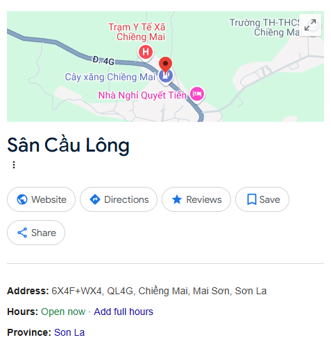 Sân Cầu Lông