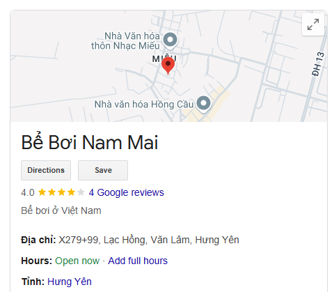 Bể Bơi Nam Mai