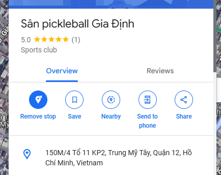 Sân pickleball Gia Định