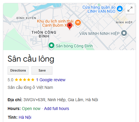 Sân cầu lông