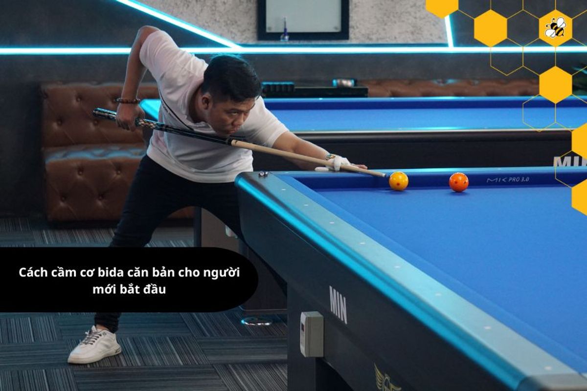 Cách cầm cơ bida căn bản cho người mới bắt đầu