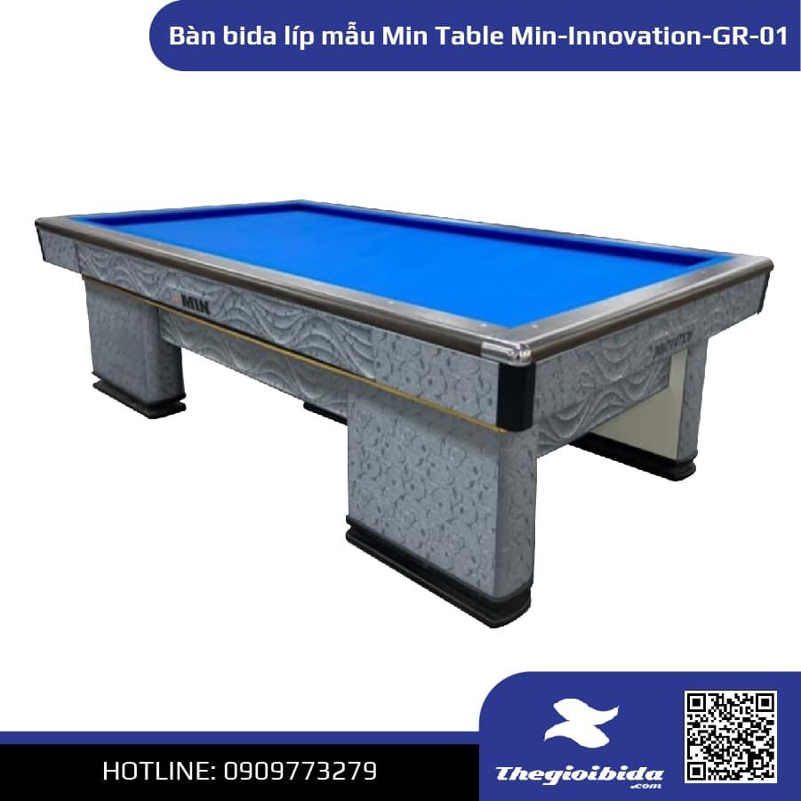 Bàn bida líp mẫu Min Table Min-Innovation-GR-01 - Giá: 32.000.000 đến 41.000.000đ