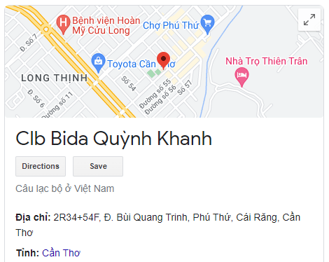 Clb Bida Quỳnh Khanh