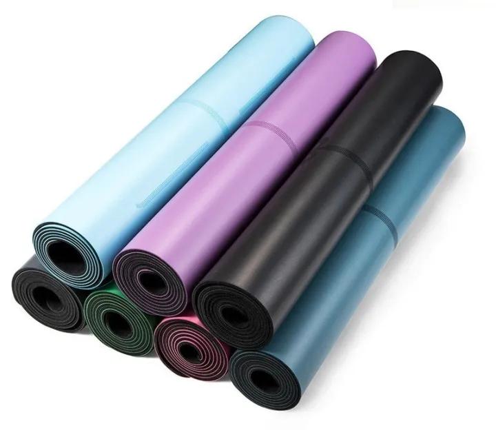 Thảm yoga định tuyến 5mm cao su PU cao cấp