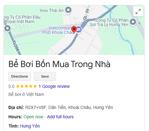 Bể Bơi Bốn Mua Trong Nhà