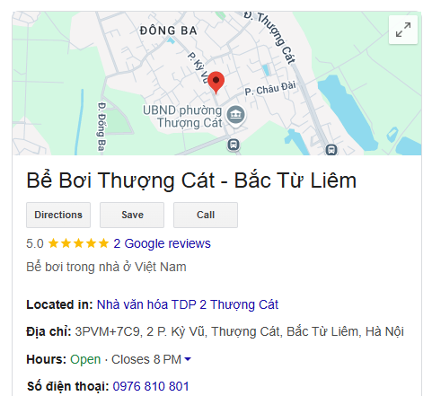 Bể Bơi Thượng Cát - Bắc Từ Liêm