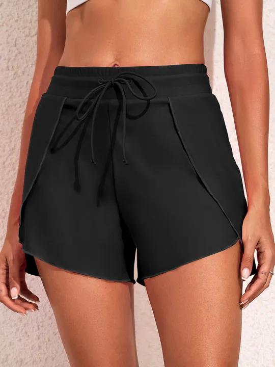 Quần Bơi Lưng Cao Thời Trang Mùa Hè Mới Cho Nữ Quần Bơi Lycra Nhanh Khô Chống Ánh Sáng Quần Bơi Lycra Năm Điểm