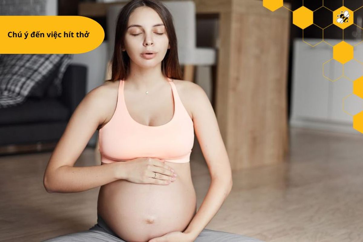 Chú ý đến việc hít thở