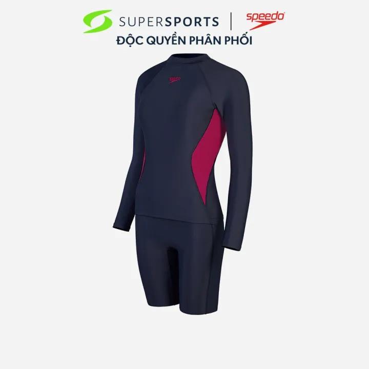 Đồ Bơi Chống Nắng Nữ Speedo Printed Long Sleeves (Asia Fit)