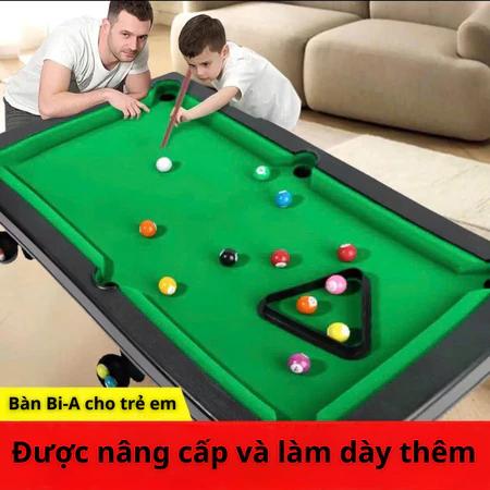 Bộ bàn bi-a 6 lỗ cho bé ZAPPOINT Bàn Bi A Mini Phát Triển Tư Duy Sự Khéo Léo chất liệu nỉ cao cấp