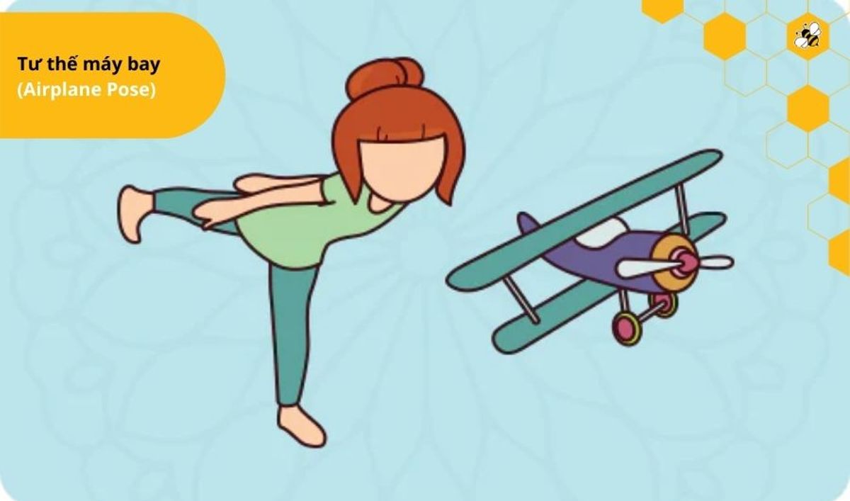 Tư thế máy bay (Airplane Pose)