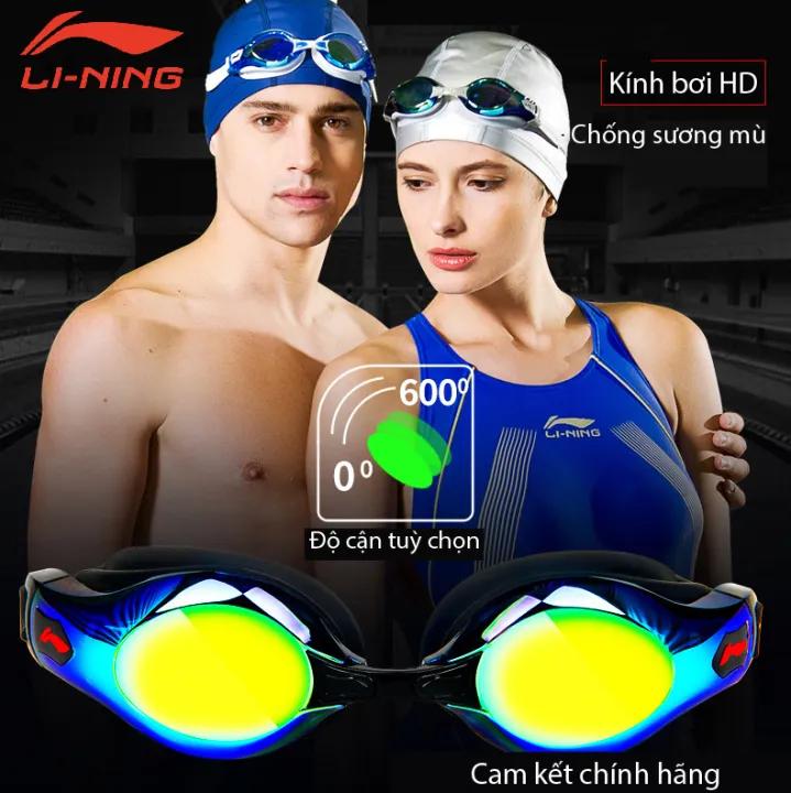 Kính Bơi Cận Thị LI-NING Tráng Gương Kính Bơi LINING Cận Thị Kính Bơi Tráng Gương LI-NING Cận Thị
