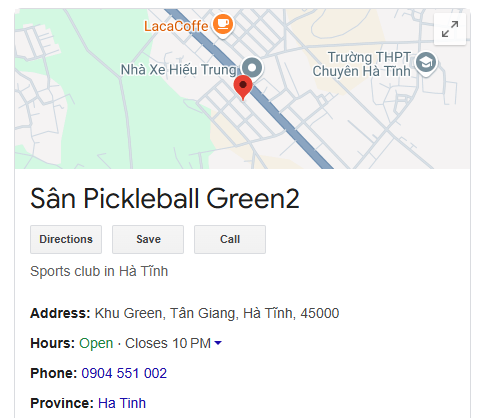 Sân Pickleball Green2