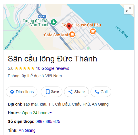 Sân cầu lông Đức Thành