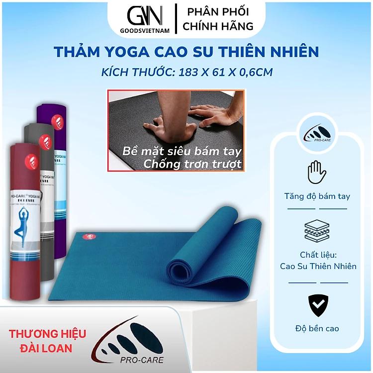Thảm Yoga Chống Trượt Cao Su Thiên Nhiên PRO-CARE FOREVER