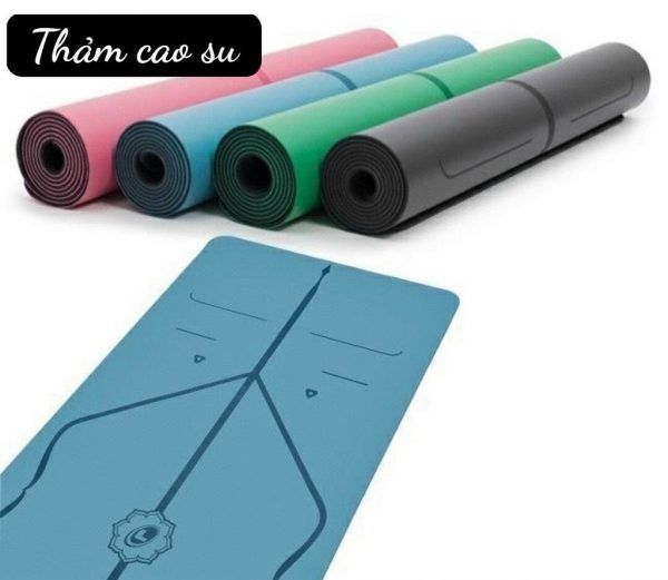 Thảm Yoga Định Tuyến Cao Su Non PU Nhật Bản