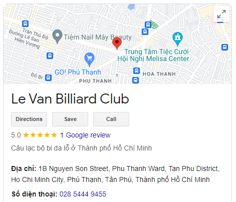 Le Van Billiard Club