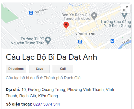 Câu Lạc Bộ Bi Da Đạt Anh