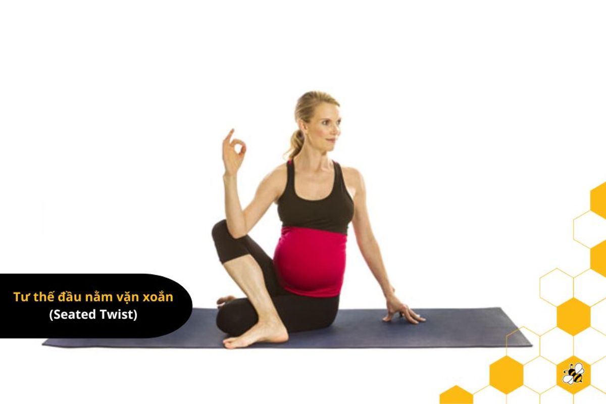 Tư thế đầu nằm vặn xoắn (Seated Twist)