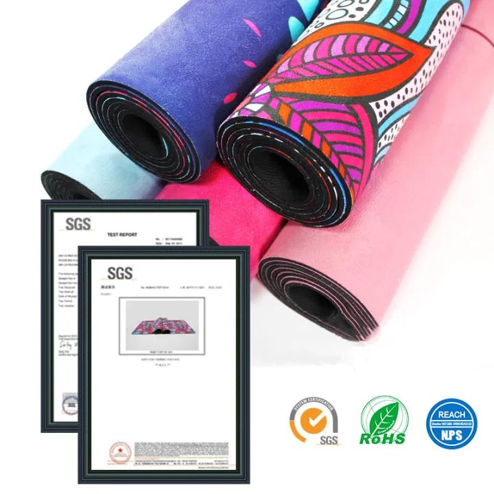 Thảm tập Yoga Di động dày 1,5mm có thể gấp gọn họa tiết 3D Cực Đẹp