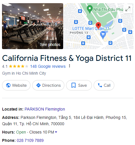 California Fitness & Yoga District 11