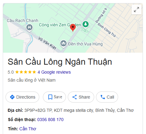 Sân Cầu Lông Ngân Thuận