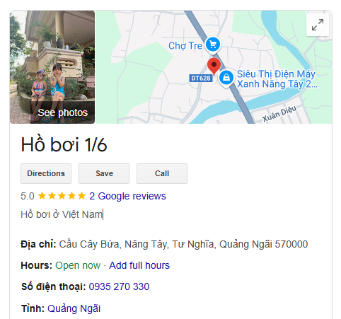 Hồ bơi 1/6