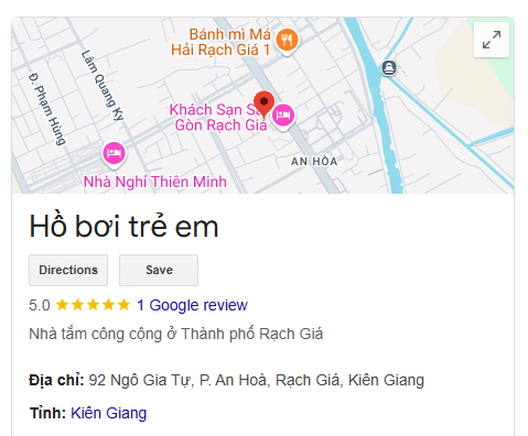 Hồ bơi trẻ em